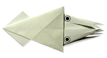оригами кальмар