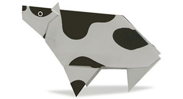 Оригами Корова